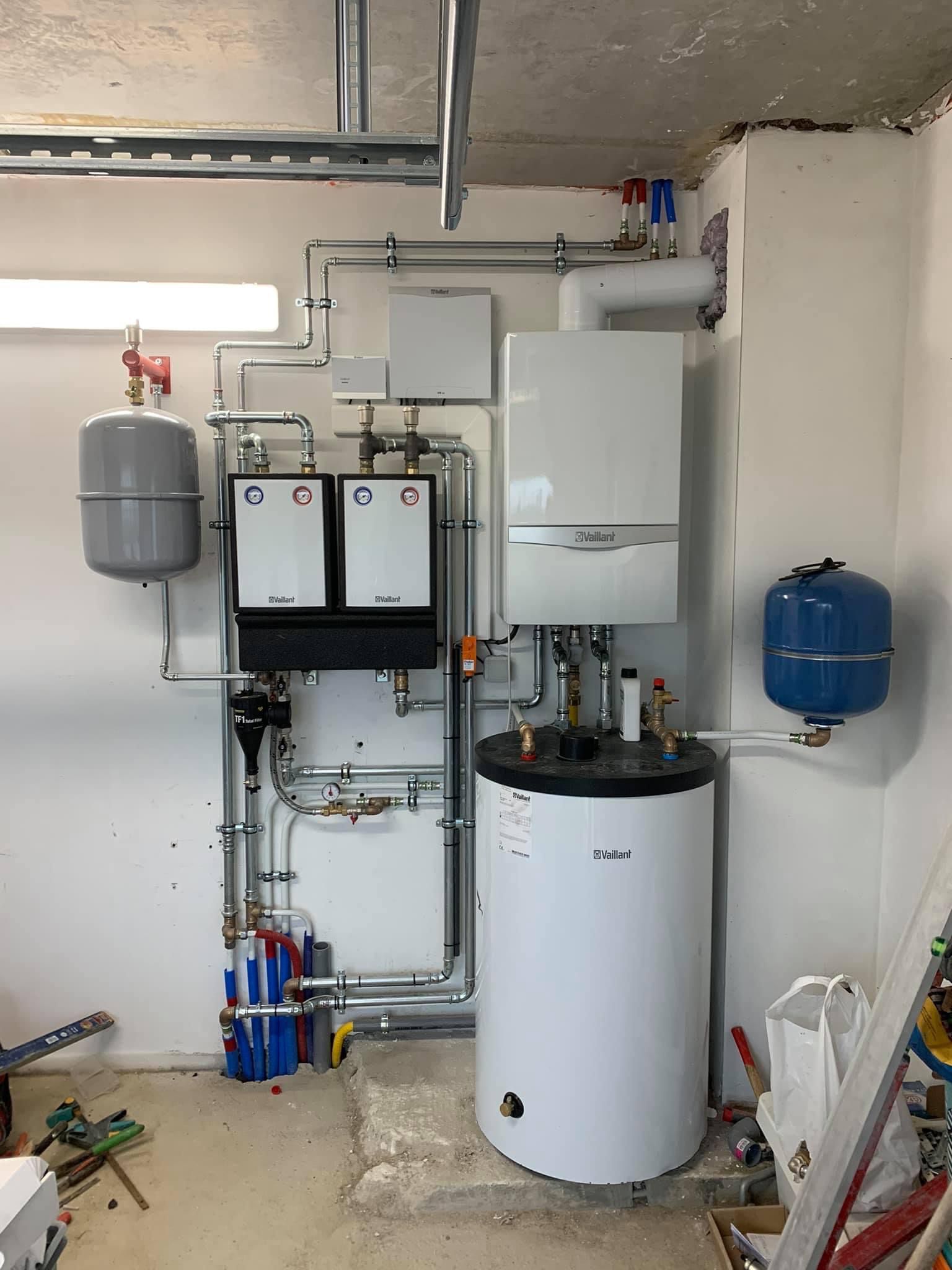 Installation complète chaudière Vaillant par Yce Confort à Charleroi